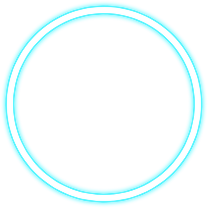 Round Neon Frame